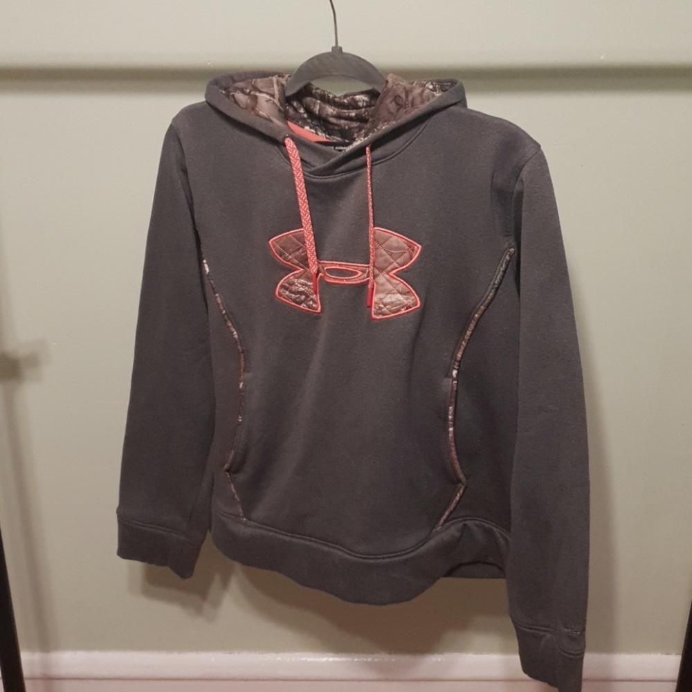 Underarmour Dark grey/ Camo Women Hoodie XL